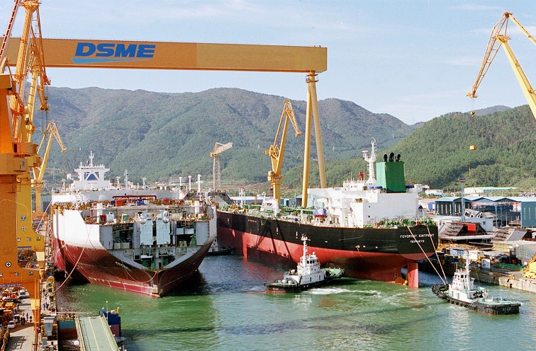 Hãng tàu Korea xác nhận đặt hàng tàu VLCC tại xưởng đóng tàu DSME